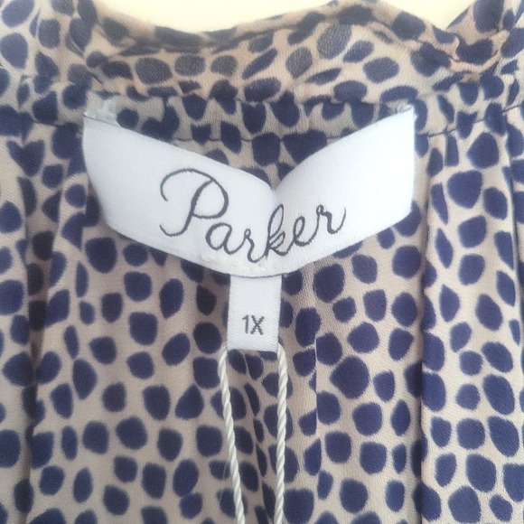 Parker Estelle Pebble Dot Mini Dress Size 1X - Picture 6 of 10